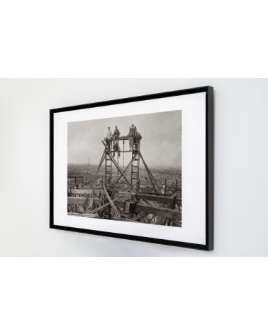 Photo ancienne noir et blanc Paris n°27 cadre noir 30x45cm