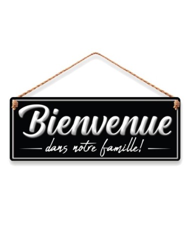 Plaque à suspendre relief 40x15cm