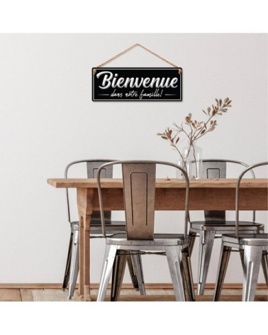 Plaque à suspendre relief 40x15cm