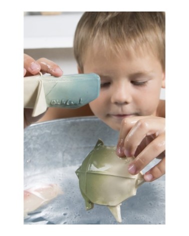Jouet de bain baleine origami