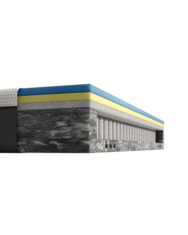 Matelas Hybride 180x200 - ressorts ensachés et mémoire de forme