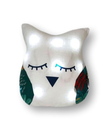 Veilleuse hibou enfant multicouleur