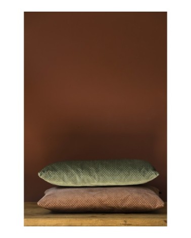 Coussin en tissu rose