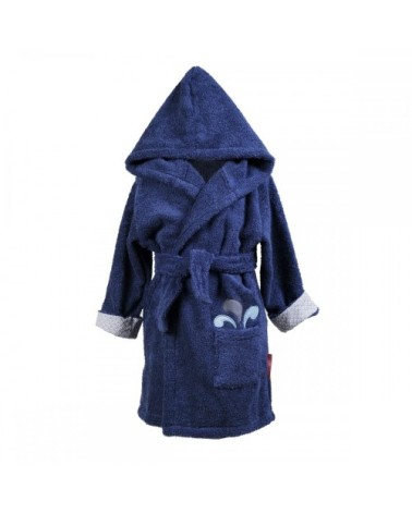 Peignoir enfant coton bio 4-5 ans