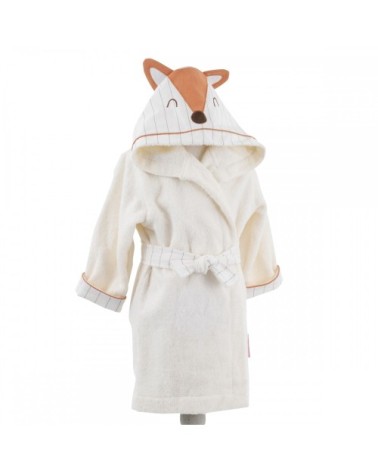 Peignoir enfant coton bio 2-3 ans