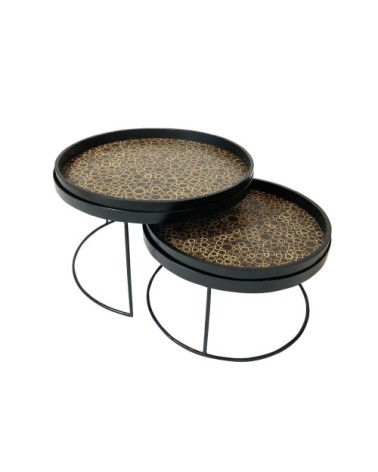 Set de 2 tables basses de 50cm et 60 cm