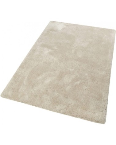 Tapis uni design en polyester beige mix 120x170