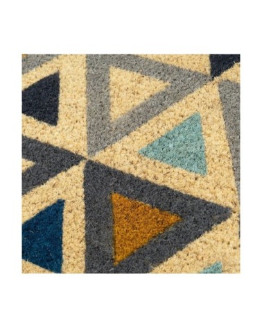 Paillasson coco multicolore 60x40x1,5cm