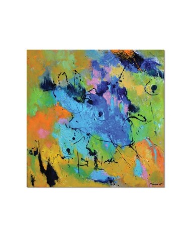 Tableau alu dibond reproduction originale secret azur 50x50cm