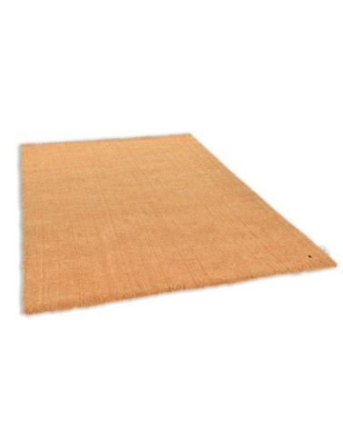 Tapis shaggy - tufté à la main - en polyester - or 140x200 cm