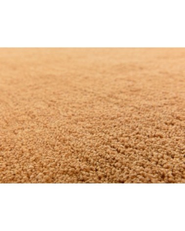 Tapis shaggy - tufté à la main - en polyester - or 140x200 cm