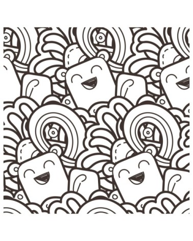 Suspension Enfant doodle Happy Ø 50 x H 25