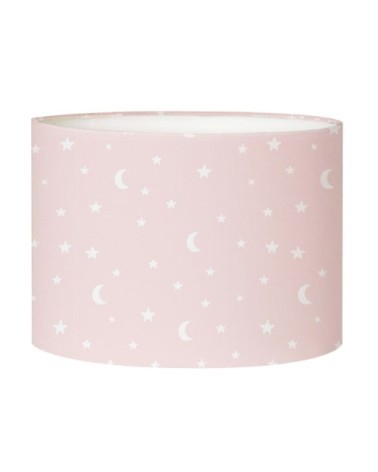 Abat-jour lampadaire enfant Lune Rose Ø 45 x H 25