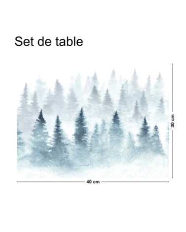 Lot de 4 sets de table L 40xl 30cm