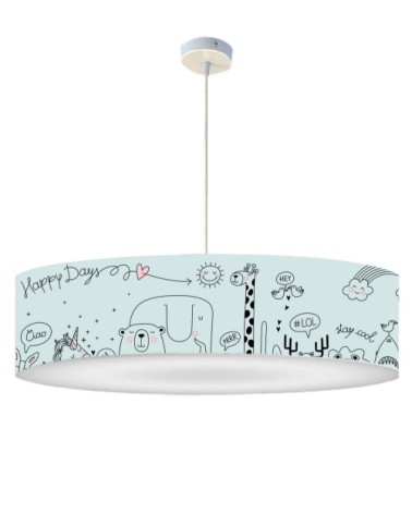 Suspension Enfant Happydays Petit Bleu Ø 50 x H 25