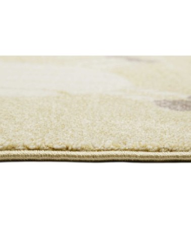 Tapis enfant motif animaux beige 160x225