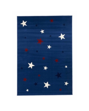 Tapis enfant bleu 140x200