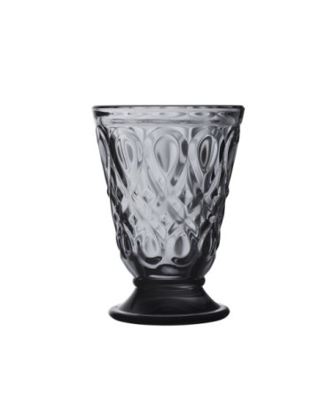 Verre à eau  en verre anthracite - lot de 6