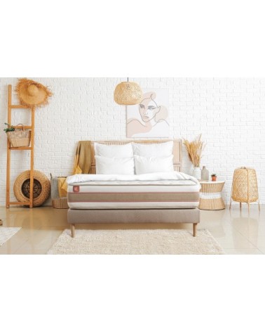 Matelas 160x200 Ressorts et mémoire de forme - Equilibré