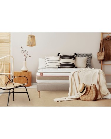 Matelas 180x200 Ressorts et mémoire de forme - Equilibré
