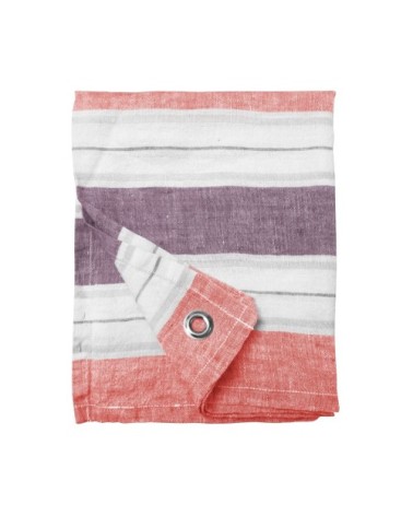 Set de deux torchons en lin 47x70 cm Multicolore