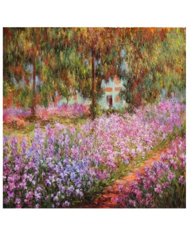 Tableau Le Jardin à Giverny Claude Monet 90x90cm