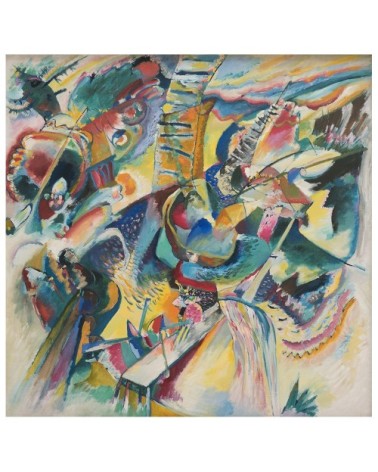 Tableau improvisation Klamm Wassily Kandinsky 90x90cm