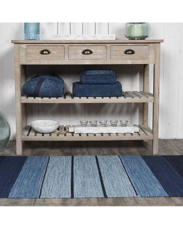 Tapis d'intérieur antidérapant  indigo 70x150 cm