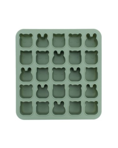 Moule en silicone mini animaux  Vert