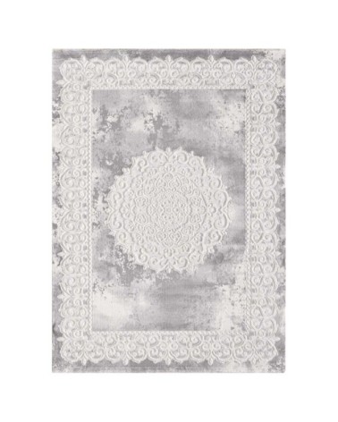 Tapis orient style gris 80x150