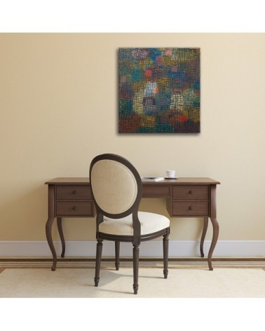 Tableau couleurs à distance Paul Klee 55x60cm