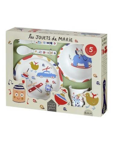 Coffret cadeau 5 pièces multicouleur bébé