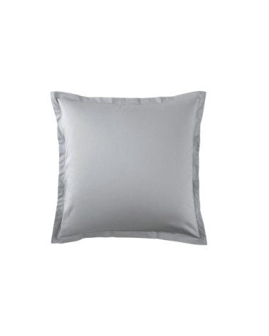 Taie d'oreiller coton argent 65x65 cm