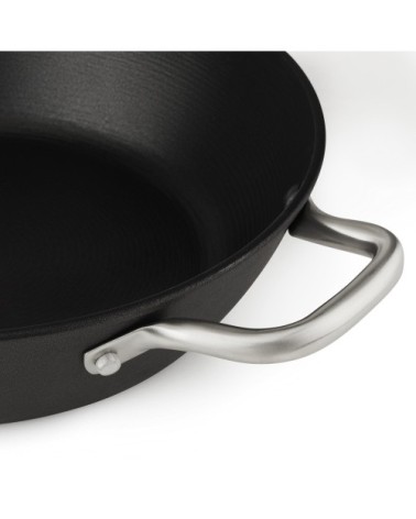 Casserole en fonte revêtue de téflon D32cm