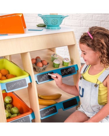 Grande marchande en bois pour enfant jouet d'imitation