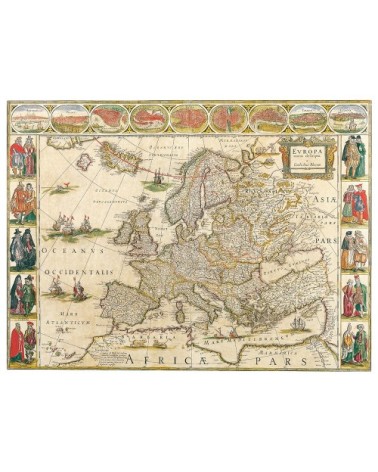 Tableau cartographie ancienne carte No.57 80x100cm