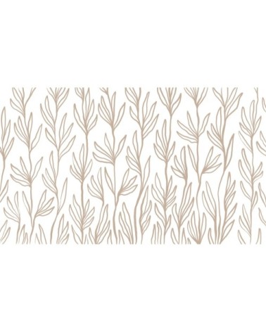 Papier peint panoramique leaves 425 x 250  beige
