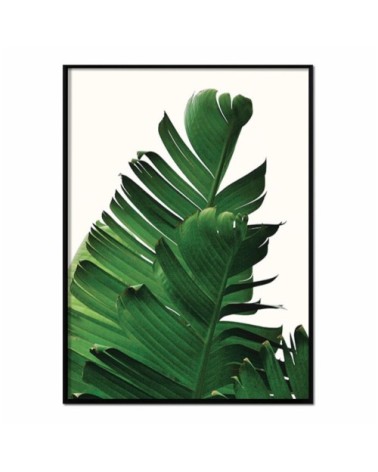 Affiche avec cadre noir - Banane - 50x70