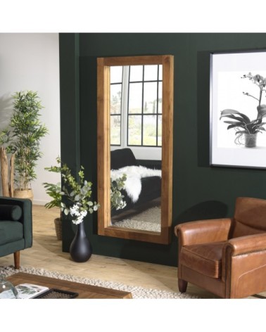 Miroir rectangulaire en teck 180x80cm