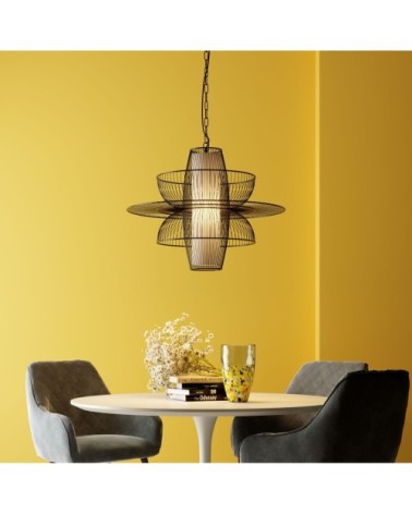 Chaise avec accoudoirs en velours gris et acier