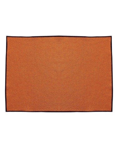 Lot de 4 sets de table rectangulaire 37x50 orange en coton