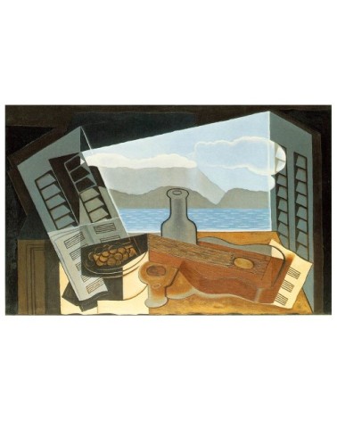 Tableau impression sur toile La Fenêtre Ouverte Juan Gris 50x70cm