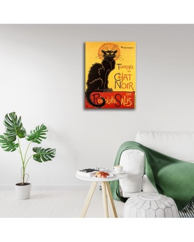 Tableau affiche artistique vintage Tournée Du Chat Noir 50x70cm