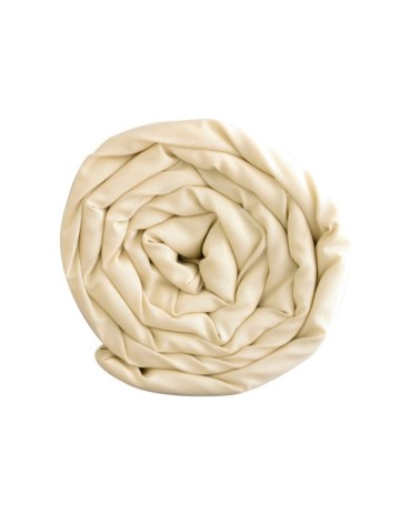 Drap-housse 120x200 beige en coton