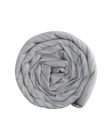 Drap-housse 160x200 gris en coton