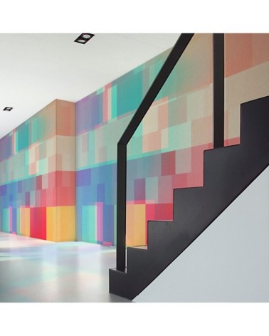 Papier peint panoramique geografik 170 x 250  couleurs