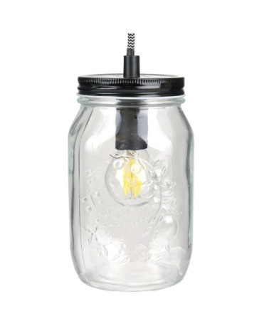 Suspension mason jar