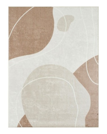 Tapis Salon Beige Abstrait 120x160