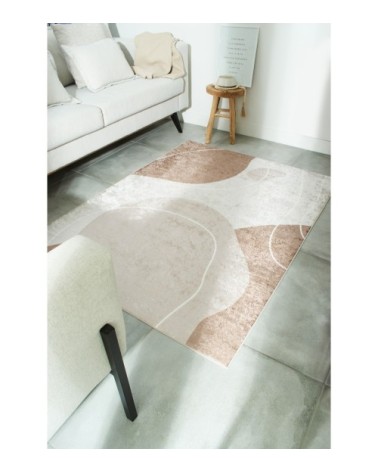 Tapis Salon Beige Abstrait 120x160