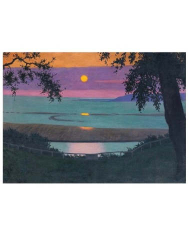 Tableau - Coucher de Soleil à Grace - Félix Vallotton 50x70cm